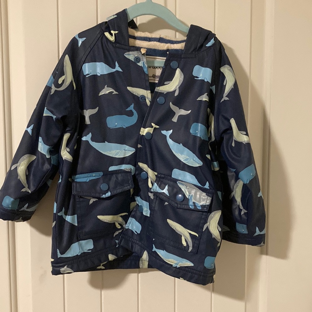 Harley whale raincoat